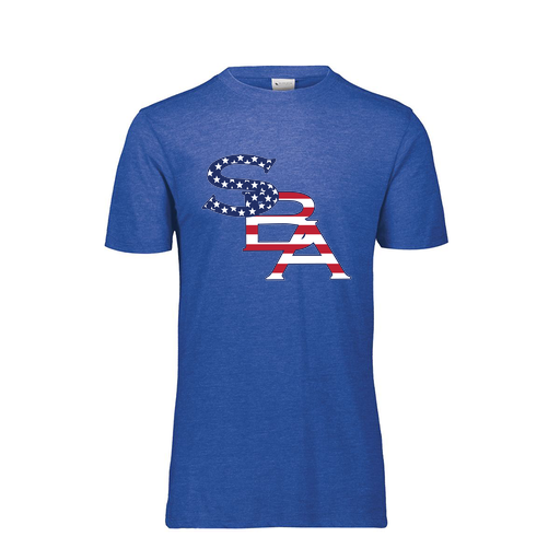 [FTSCUBNV-AS-LOGO1] Decker Men's Tri-Blend T-Shirt - Short Sleeve (Adult S, Navy, Logo 1)