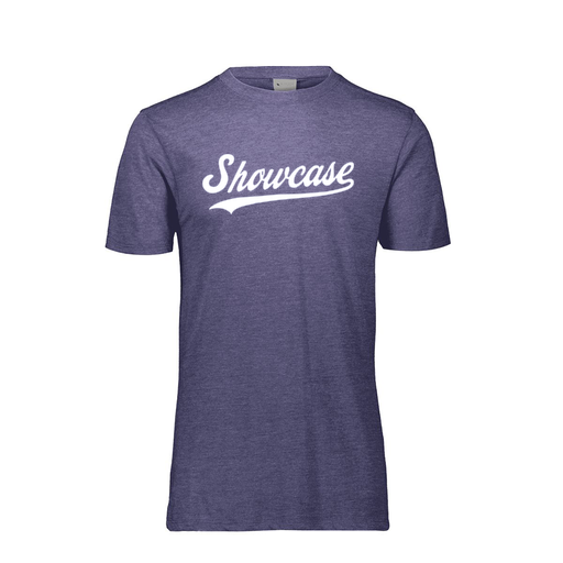 [FTSCUBNV-YS-LOGO3] Decker Youth Tri-Blend T-Shirt - Short Sleeve (Youth S, Navy, Logo 3)