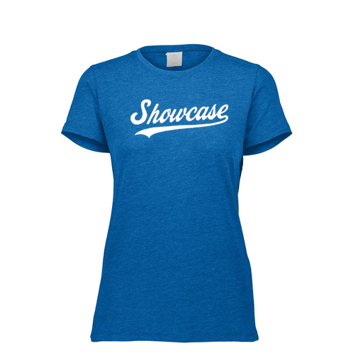 [FTSCUBRY-FAXS-LOGO3] Decker Women's Tri-Blend T-Shirt - Short Sleeve (Female Adult XS, Royal, Logo 3)