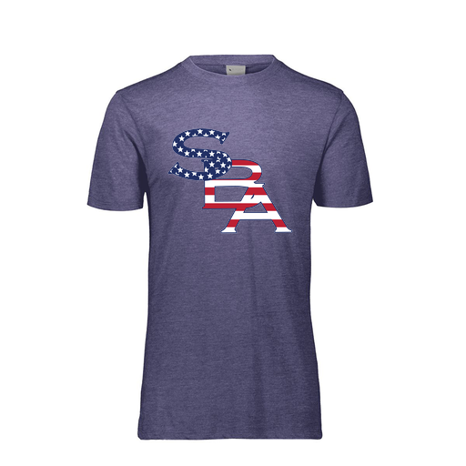 [FTSCUBRY-AS-LOGO1] Decker Men's Tri-Blend T-Shirt - Short Sleeve (Adult S, Royal, Logo 1)