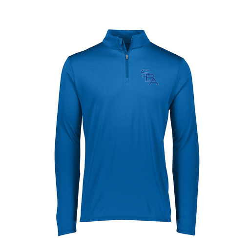 [FTLQFLRY-FAXS-LOGO2] Ladies Flex-Lite 1/4 Zip Shirt (Female Adult XS, Royal, Logo 2)