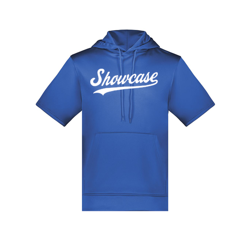 [6871.060.S-LOGO3] Men's Dri Fit Short Sleeve Hoodie (Adult S, Royal, Logo 3)