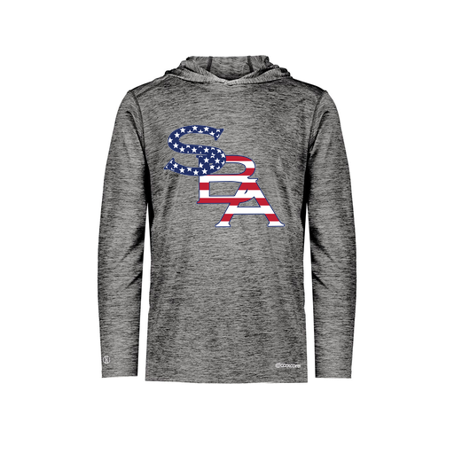 [FOLHCGBK-YS-LOGO1] Decker Youth Charge Hoodie (Youth S, Black, Logo 1)