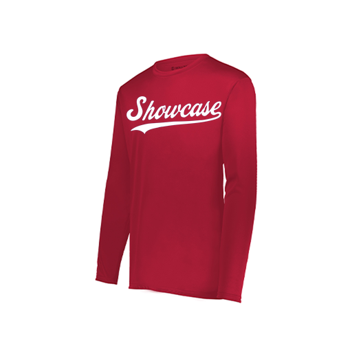 [222822.083.XS-LOGO3] Men's LS Smooth Sport Shirt (Adult XS, Red, Logo 3)