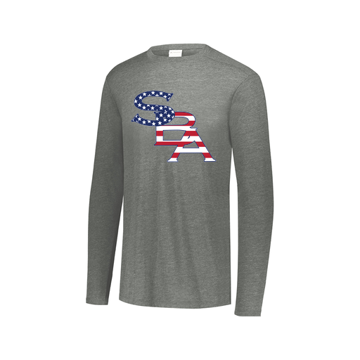 [3075.013.XS-LOGO1] Men's LS Ultra-blend T-Shirt (Adult XS, Gray, Logo 1)