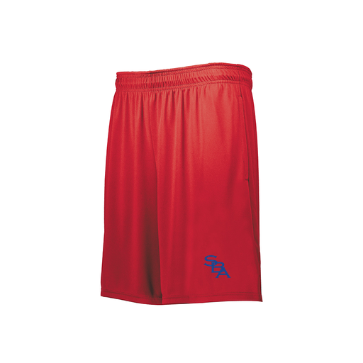 [229511.083.XS-LOGO2] Decker Men's Swift Short (Adult XS, Red, Logo 2)
