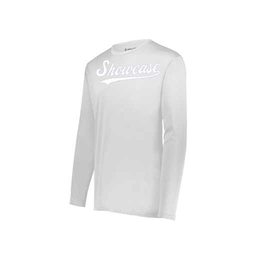 [222823.005.S-LOGO3] Youth LS Smooth Sport Shirt (Youth S, White, Logo 3)