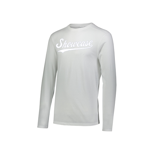 [3076.005.S-LOGO3] Youth LS Ultra-blend T-Shirt (Youth S, White, Logo 3)