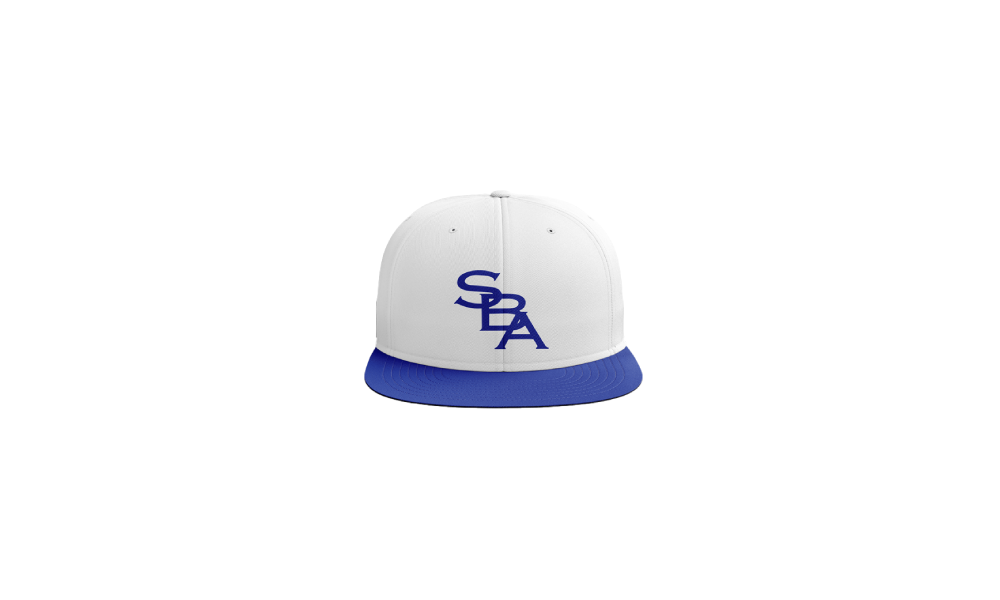 SBA BK Athletics - White/Royal Blue Hat