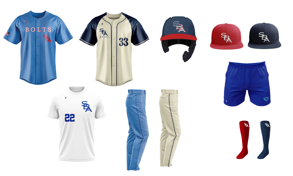 SBA BK Athletics - Bolts Uniform Package