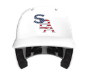 SBA BK Athletics - White Helmet delivered by Tucci